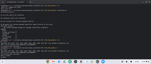 screenshot of bootstrap in action
